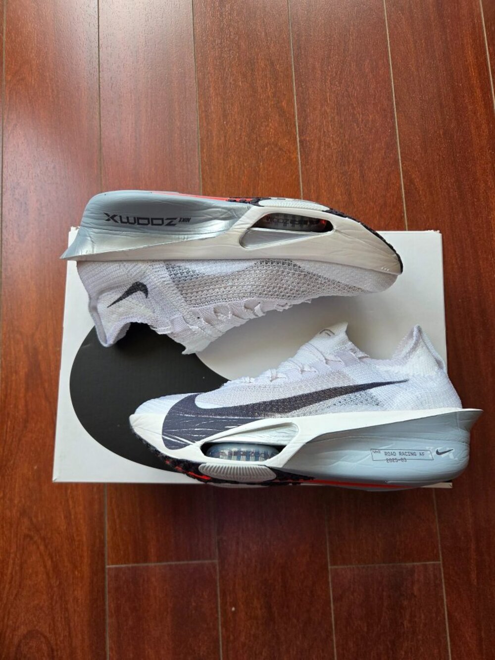 Nike Air Zoom Alphafly Next% 3 - White Pure Platinum Obsidian Mist Gridiron